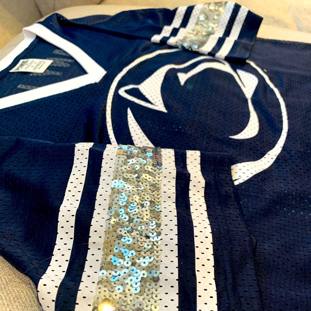 PINK Victoria’s Secret Penn State Sequin Jersey M